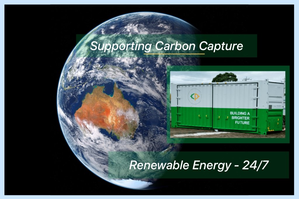 Australia view from Space - Barton Heat Engine supporting Carbon Capture, providing Renewable Energy 24/7